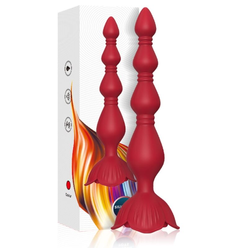ARMONY – PINK VIBRATOR PAGODA & ANAL PLUG RED