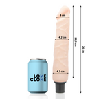 LOVECLONE Jansen – Selbstschmierender Vibrator, 26 x 4,2 cm