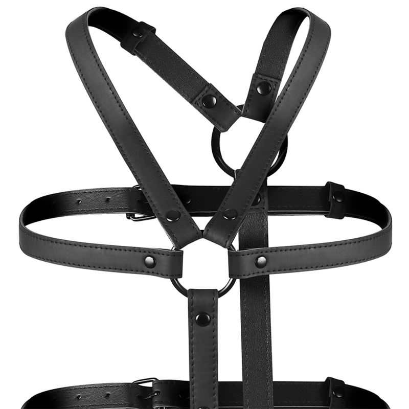 FETISH SUBMISSIVE BONDAGE – Verstellbares Torso- und Arm-Fesselgeschirr