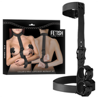 FETISH SUBMISSIVE BONDAGE – Hals- und Handgelenk-Fesselgeschirr