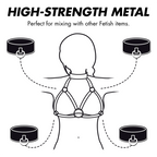 FETISH SUBMISSIVE BONDAGE – Verstellbares Brust- und Nackenfixierungsgeschirr