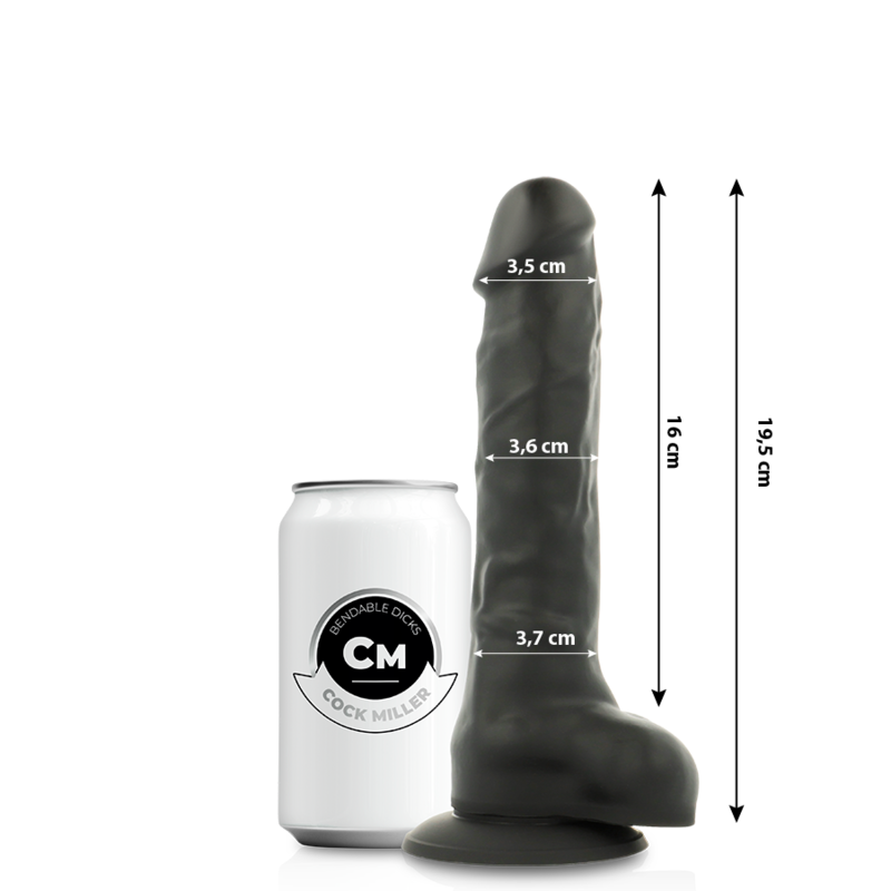 COCK MILLER – Realistischer Dildo aus Silikon, doppelte Dichte, artikulierbar