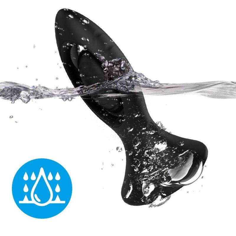 ARMONY – Vibrator mit Analplug aus Silikon, schwarz