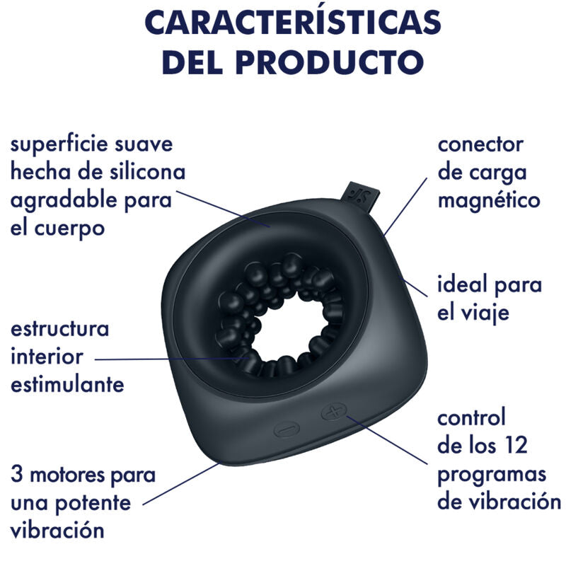 SATISFYER – RING STROKER MASTURBATEUR & VIBRATEUR