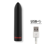 ONINDER – BERLIN VIBRATORE BULLET NERO 9 MODALITÀ 8,5 X 2 CM – APP GRATUITA