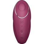 SATISFYER Tap & Climax 1 – Auflegevibrator mit Klopffunktion, rot