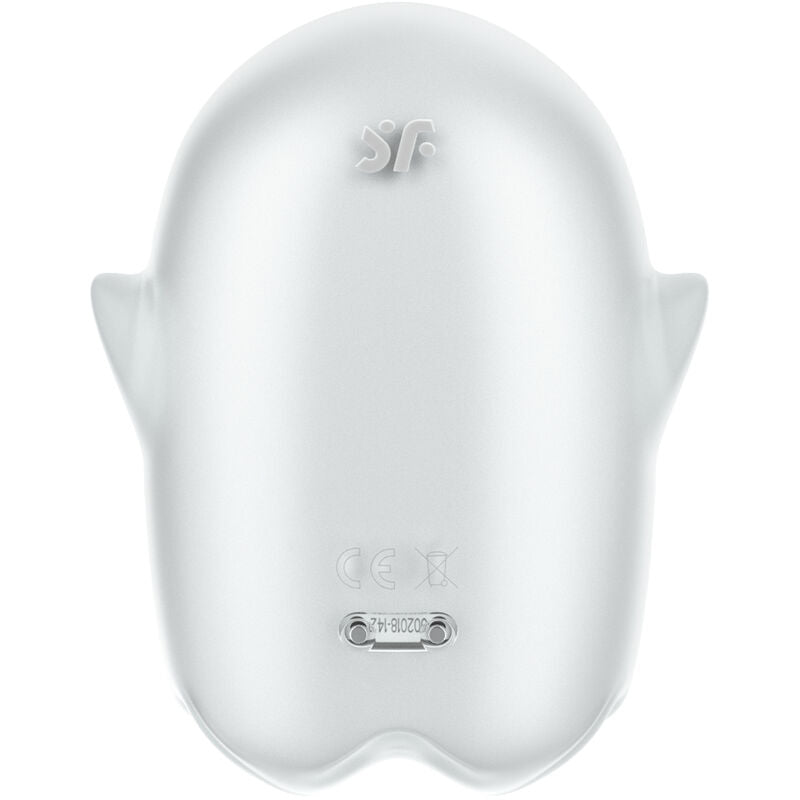 SATISFYER Glowing Ghost – Air-Pulse-Vibrator mit Leuchteffekt, weiss