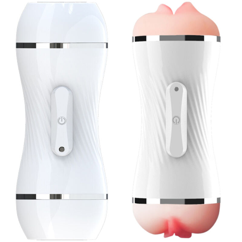 ARMONY – Doppel-Vibrationsmasturbator für Vagina und Mund, Weiss
