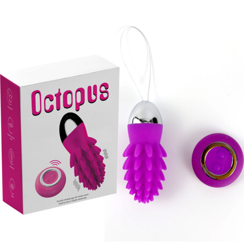 ARMONY Octopus Cactus – Vibrierendes Ei mit Fernbedienung, Violett