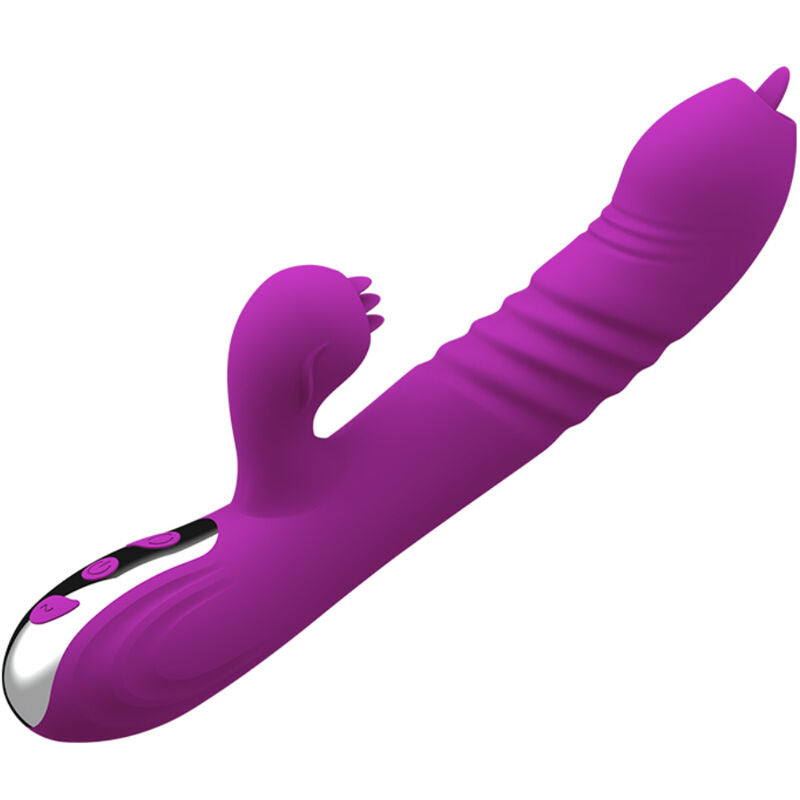 ARMONY Fairy – Multifunktionsvibrator mit Doppelzunge und Wärmeeffekt, Violett