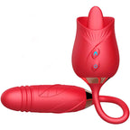 ARMONY Delight Flower – Vibrateur fleur avec va-et-vient et languette rouge