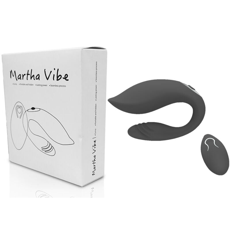 ARMONY Martha – Vibratore di coppia con telecomando, nero