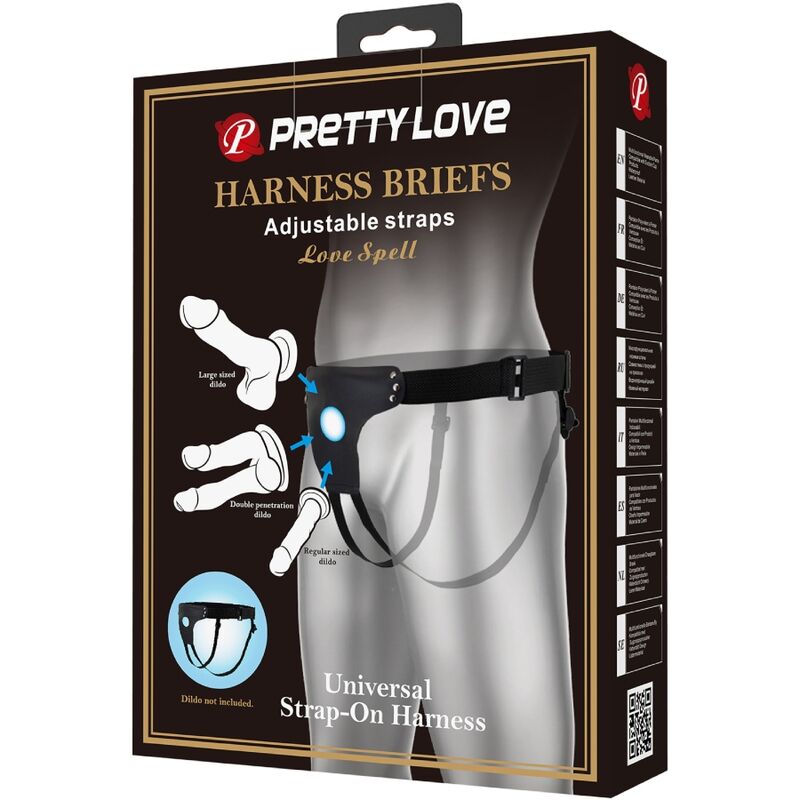 PRETTY LOVE Love Spell – Verstellbares Harness mit Zusatzgurt