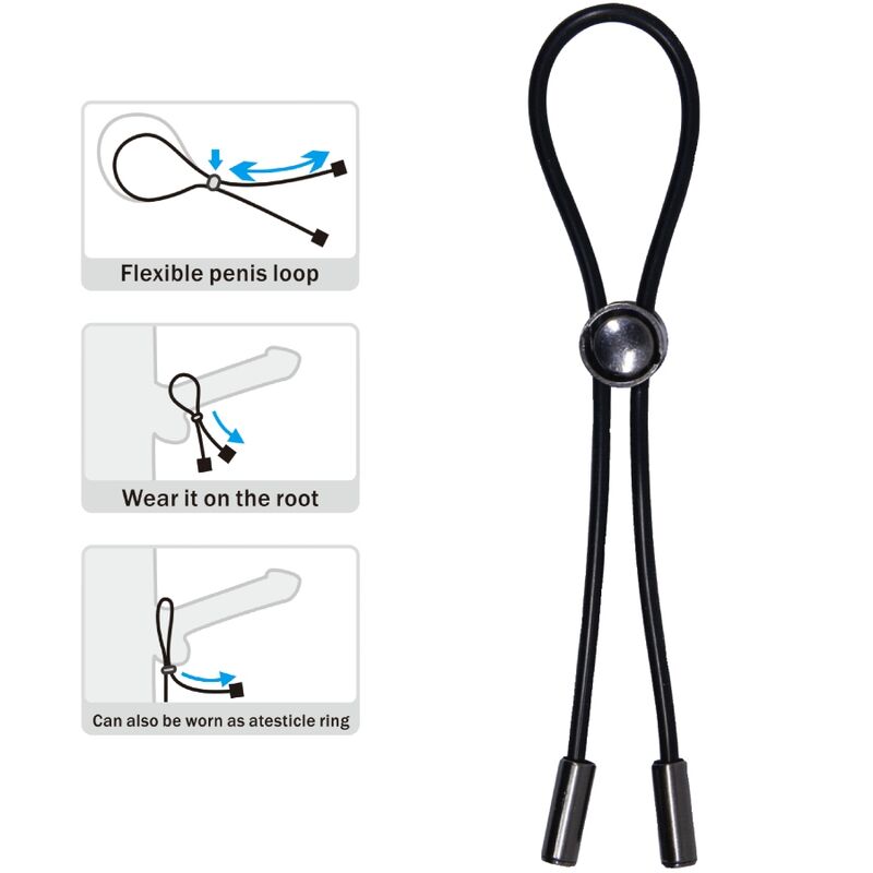 PRETTY LOVE – CORD PENIS RING AND TESTICLES