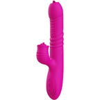 ARMONY Fanny – Multifunktions-Doppelzungenvibrator mit Wärmeeffekt, Fuchsia