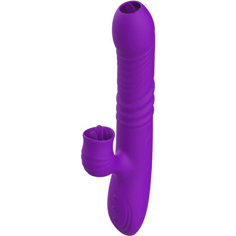 ARMONY Fully G Spot – G-Punkt-Rabbit-Vibrator mit Zunge und Wärmeeffekt, Fuchsia