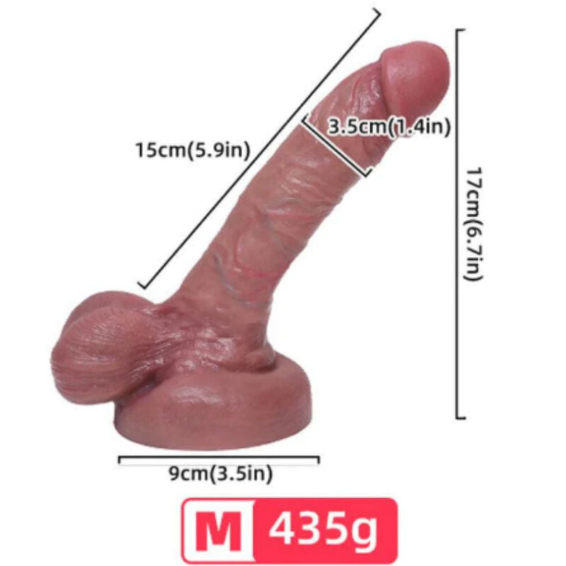 ARMONY – Dildo realistico in silicone liquido, 15 cm