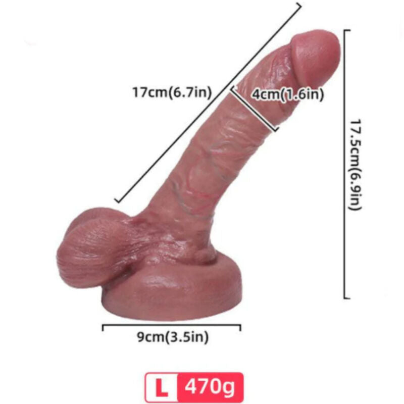 ARMONY – Godemiché réaliste en silicone liquide, 17 cm