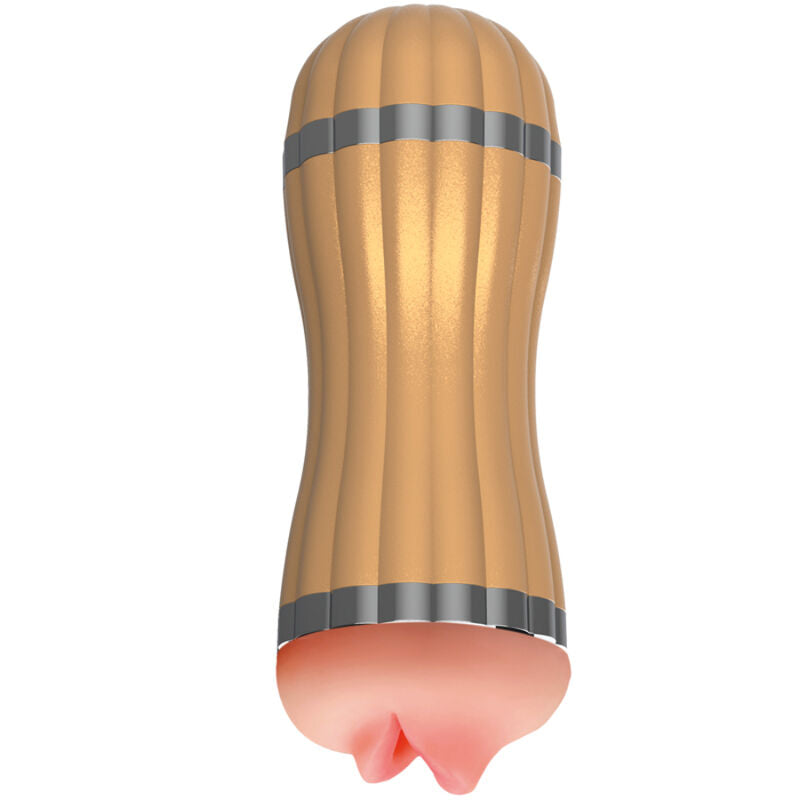 ARMONY Bevis – Doppelmasturbator für Vagina und Mund, Gold