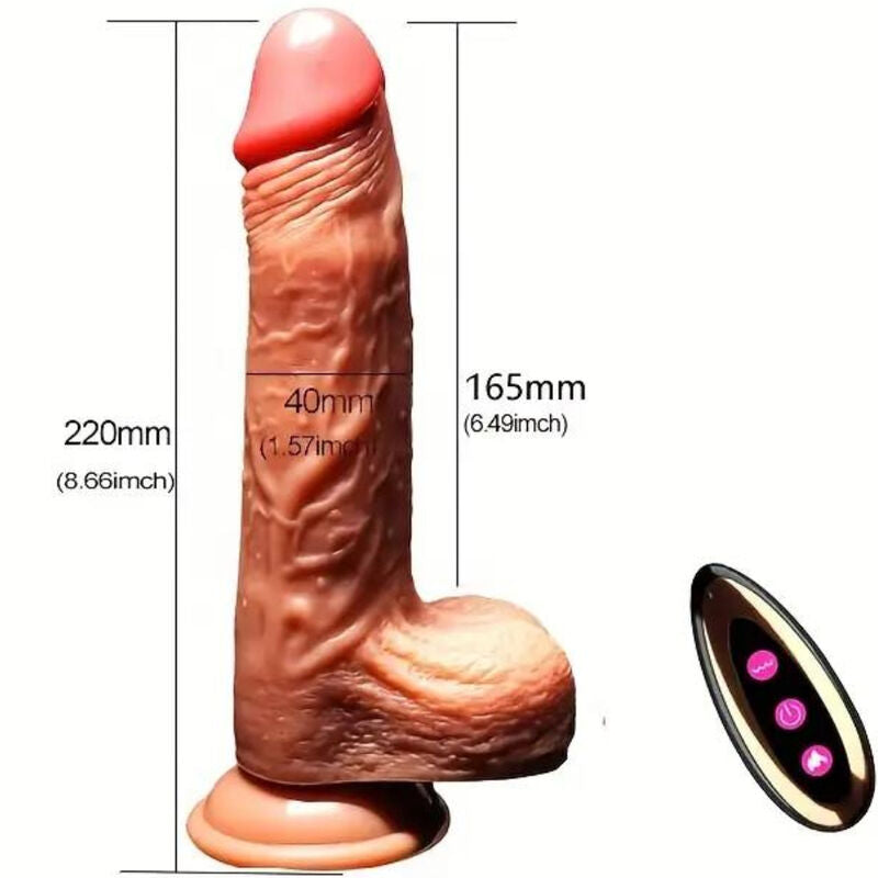 ARMONY – Realistischer Dildo-Vibrator mit Fernbedienung, 22,5 cm