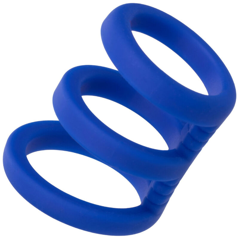 CALEXOTICS Admiral – Triple penis cage, blue