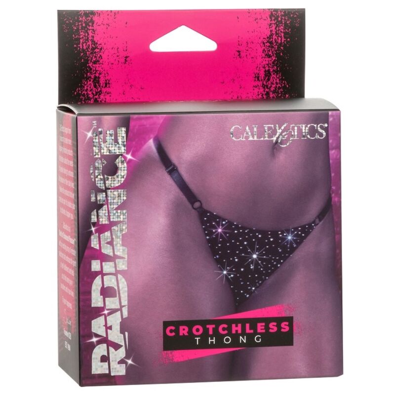 CALEXOTICS – RADIANCE CROTCHLESS THONG RHINE