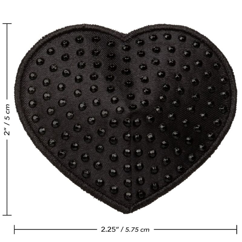 CALEXOTICS Radiance – Herzförmige Nippel-Pasties mit Strass