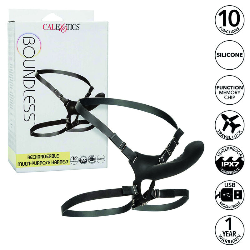 CALEXOTICS – BOUNDLESS ARNESS MULTIUSO RICARICABILE
