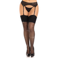 LEG AVENUE Spandex-Strümpfe mit Strasssteinen, schwarz