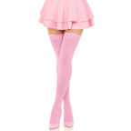 LEG AVENUE – Calze di nylon alla coscia, rosa
