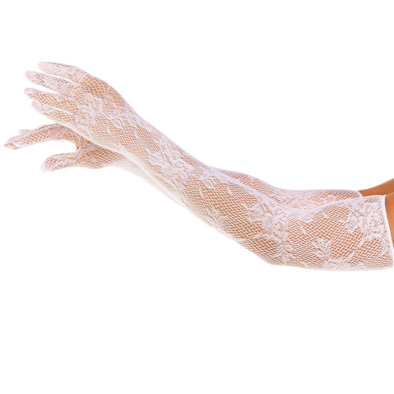 LEG AVENUE – GUANTI FLOREALI ROSSI