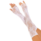 LEG AVENUE – GUANTI SENZA DITA IN RETE FLOREALE