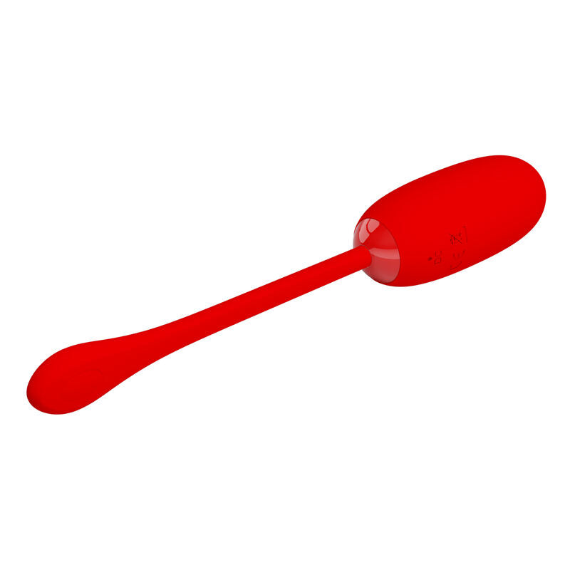 PRETTY LOVE – JULIUS WATERPROOF-RECHARGEABLE VIBRATING EGG RED