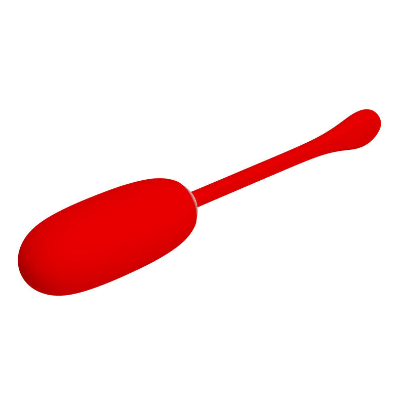 PRETTY LOVE – JULIUS WATERPROOF-RECHARGEABLE VIBRATING EGG RED