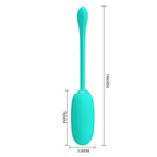 PRETTY LOVE – JULIUS OEUF VIBRANT IMPERMÉABLE-RECHARGEABLE AQUA VERT