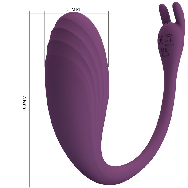 PRETTY LOVE Catalina – App-gesteuerter G-Punkt-Vibrator, lila