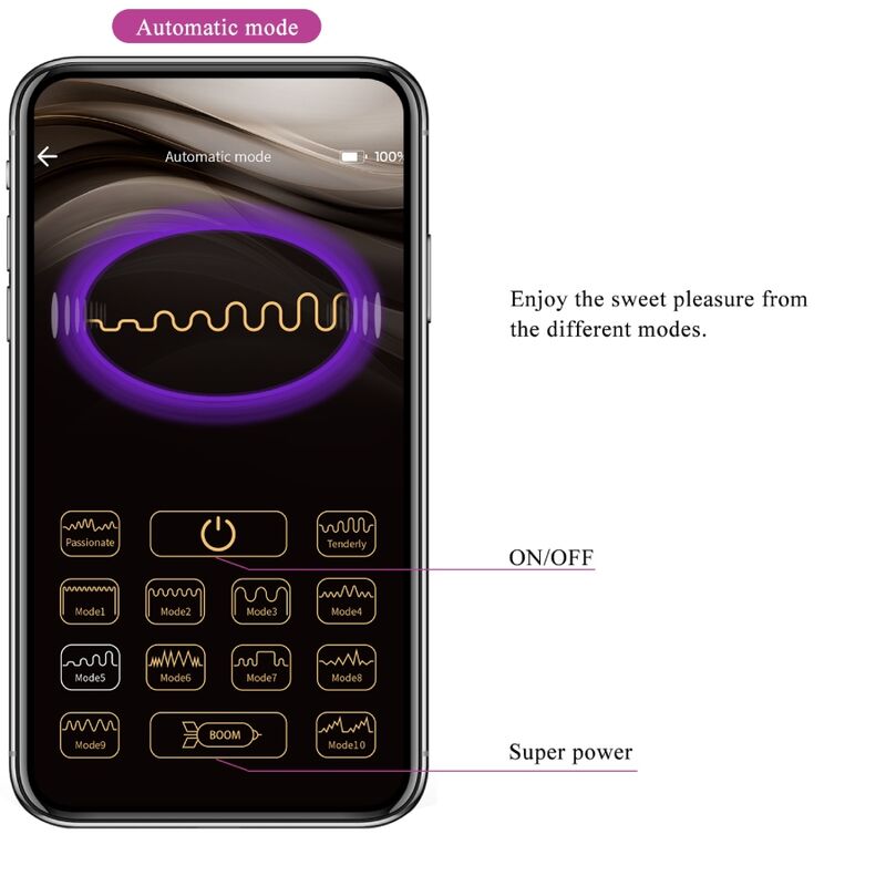 PRETTY LOVE Catalina – App-gesteuerter G-Punkt-Vibrator, lila