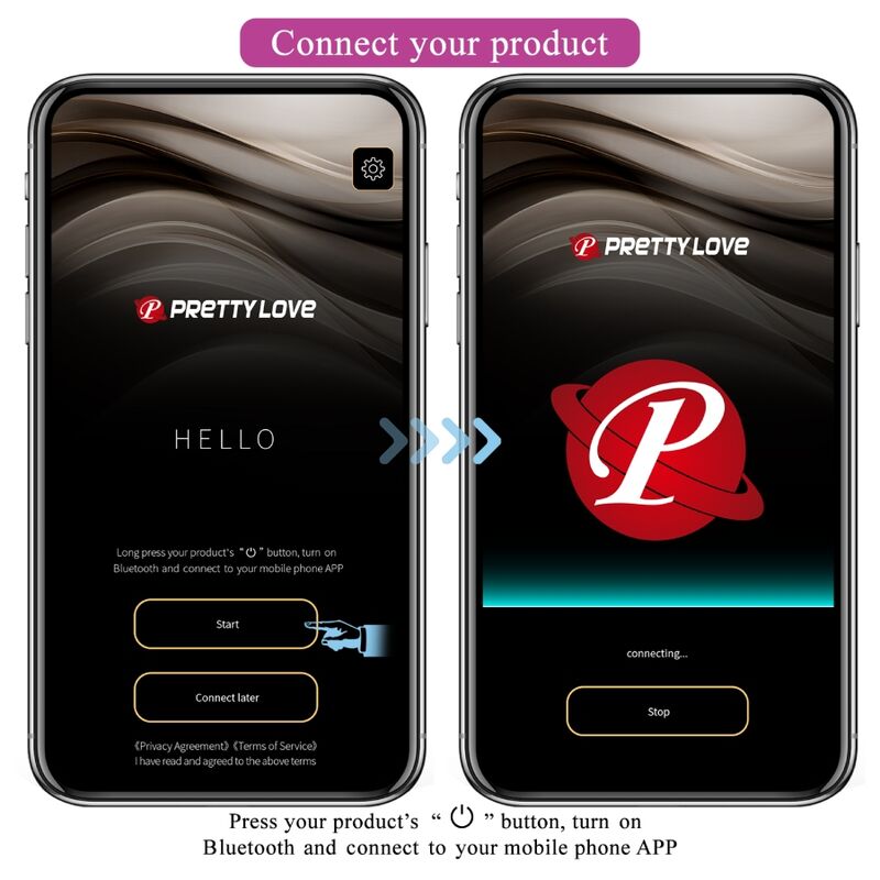 PRETTY LOVE Catalina – App-gesteuerter G-Punkt-Vibrator, lila
