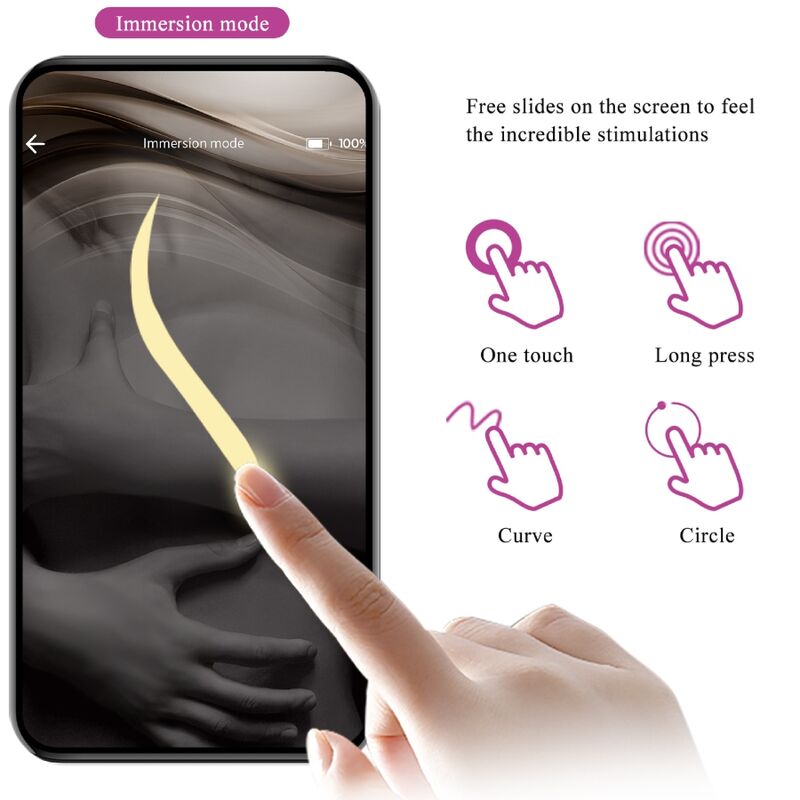 PRETTY LOVE Elvira – Vibrierende Kegelkugeln mit App, lila