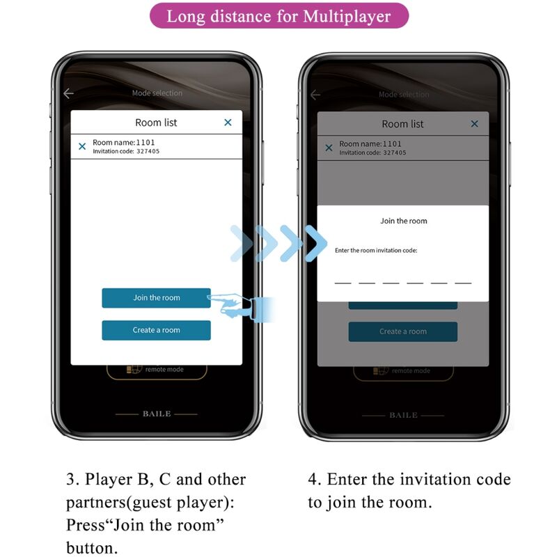 PRETTY LOVE Billy – Paarvibrator mit App-Fernbedienung, lila