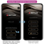 PRETTY LOVE Billy – Paarvibrator mit App-Fernbedienung, lila