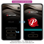 PRETTY LOVE Billy – Paarvibrator mit App-Fernbedienung, lila