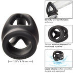 CALEXOTICS – ALPHA ANELLO DUAL CAGE NERO