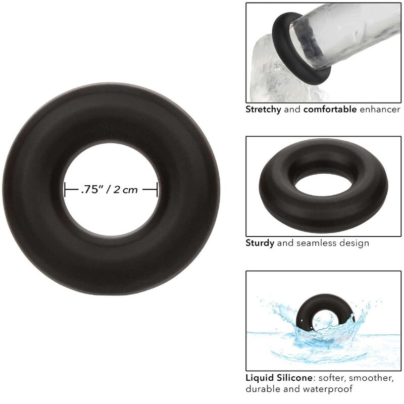 CALEXOTICS – ALPHA PROLONG MEDIUM RING BLACK