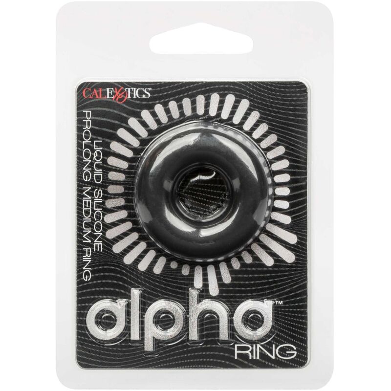 CALEXOTICS Alpha Prolong – Penisring medium, schwarz