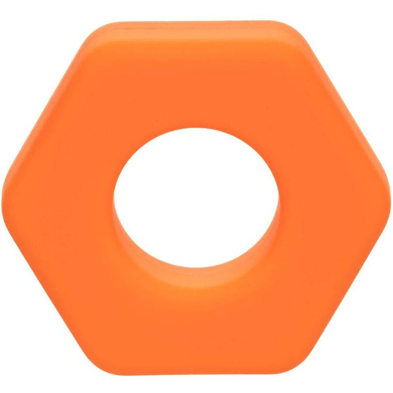 CALEXOTICS Alpha Prolong Sexagon – Penisring, orange