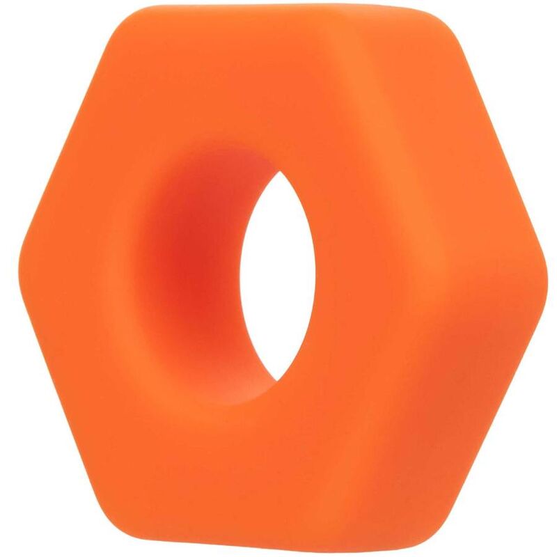 CALEXOTICS Alpha Prolong Sexagon – Penisring, orange