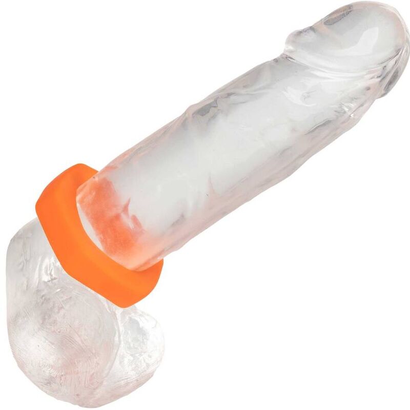 CALEXOTICS Alpha Prolong Sexagon – Penisring, orange