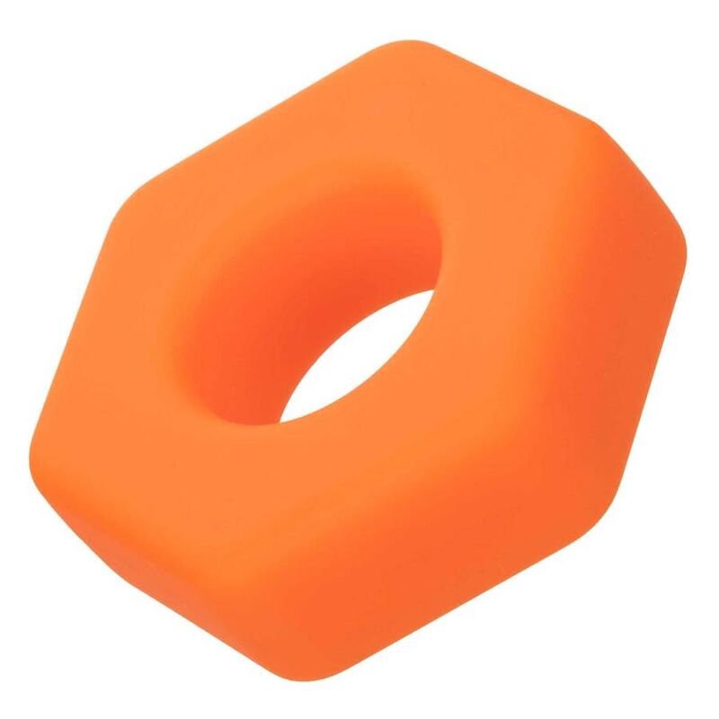 CALEXOTICS Alpha Prolong Sexagon – Penisring, orange