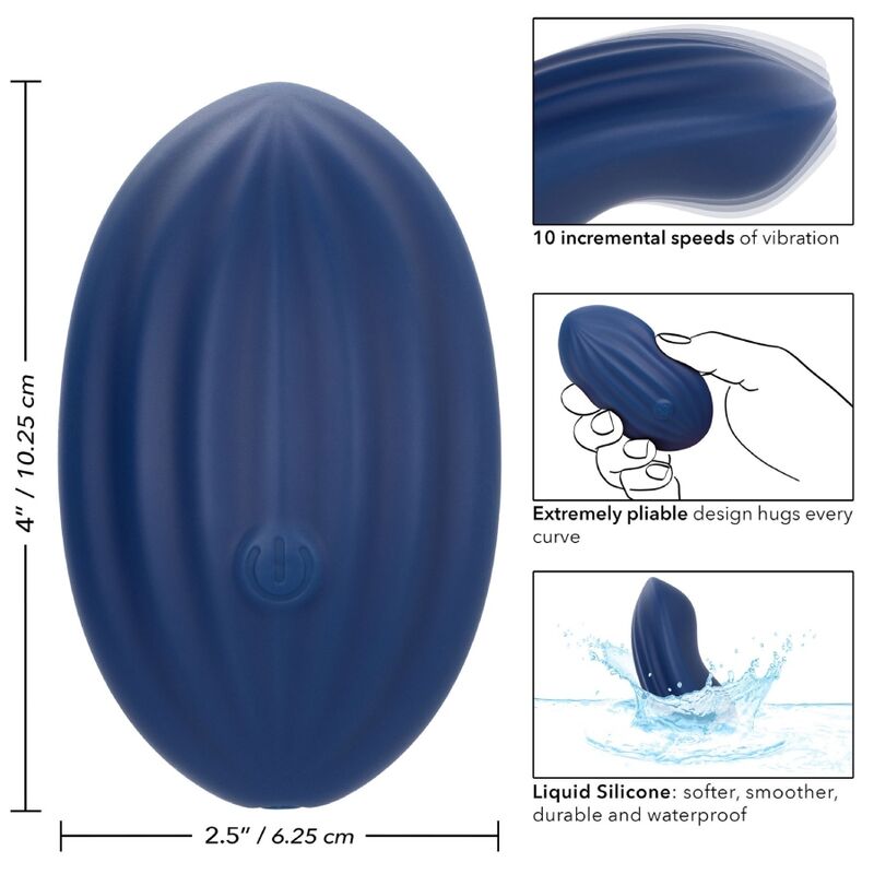 CALEXOTICS – CASHMERE VELOURS CURVE BLEU
